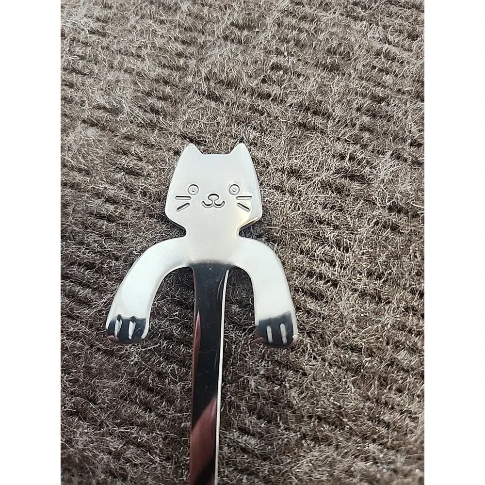 Stainless Steel Spoon Hanging Cat‎ For Mugs